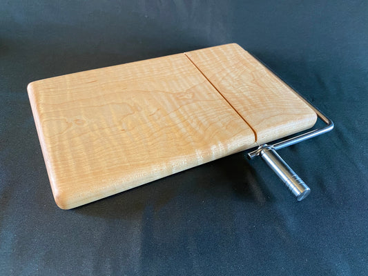 Super Curly Maple Cheese Board Slicer Edge Grain Cutting Board